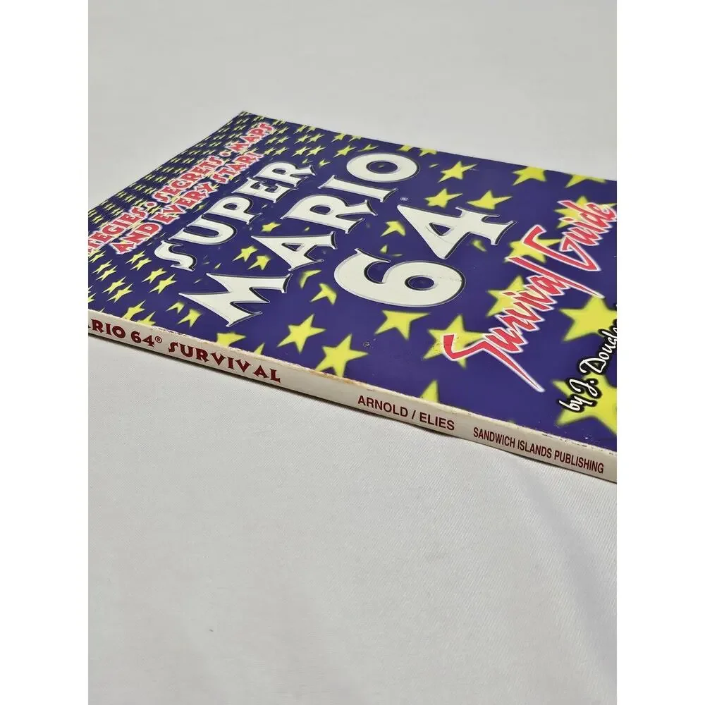 Nintendo 64 N64 Super Mario Survival Strategy Guide 1st Edition Soft Cover Used